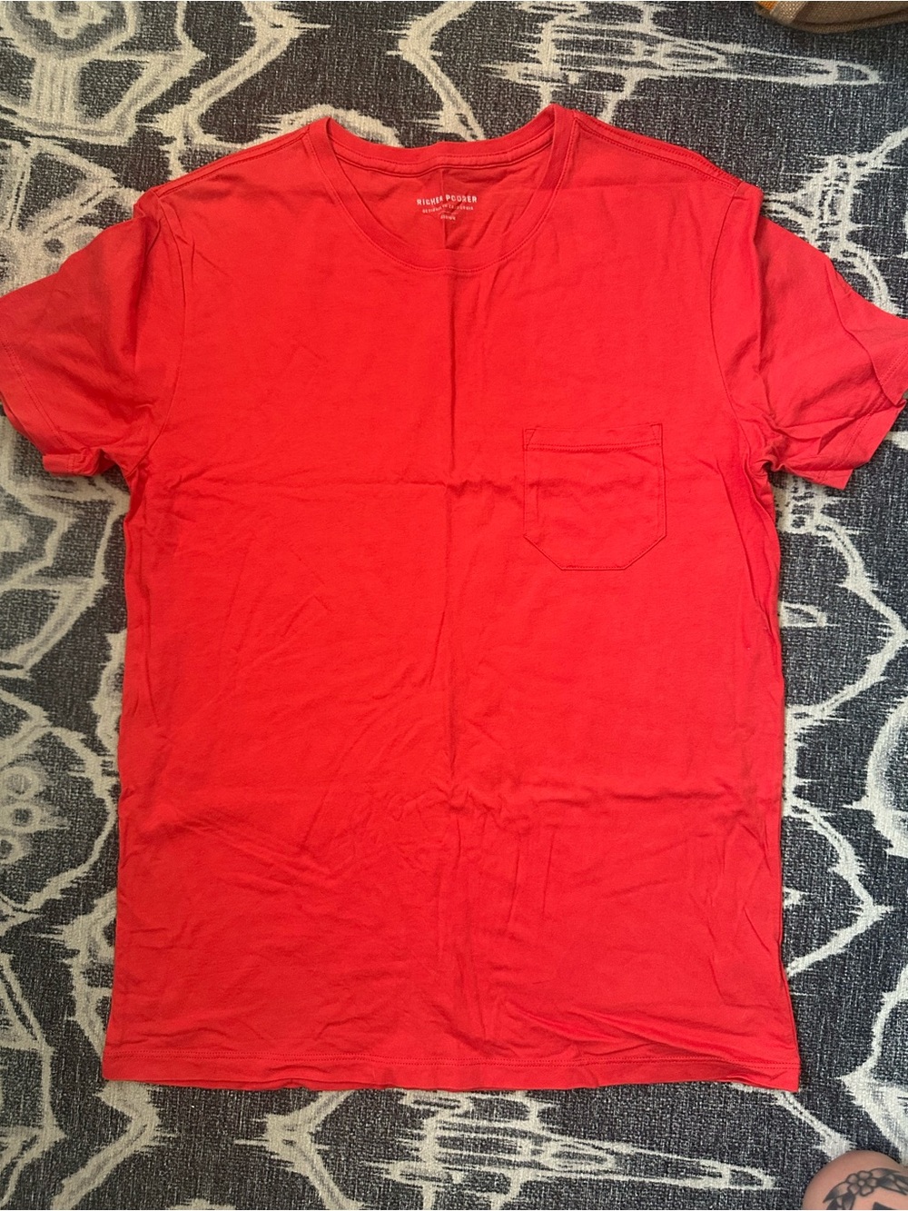 Richer Poorer Red Crew Neck Pocket Tee